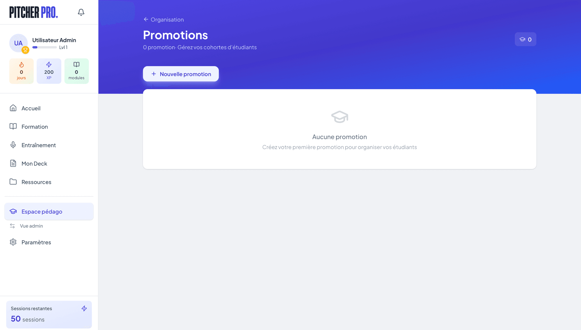 Gestion des promotions